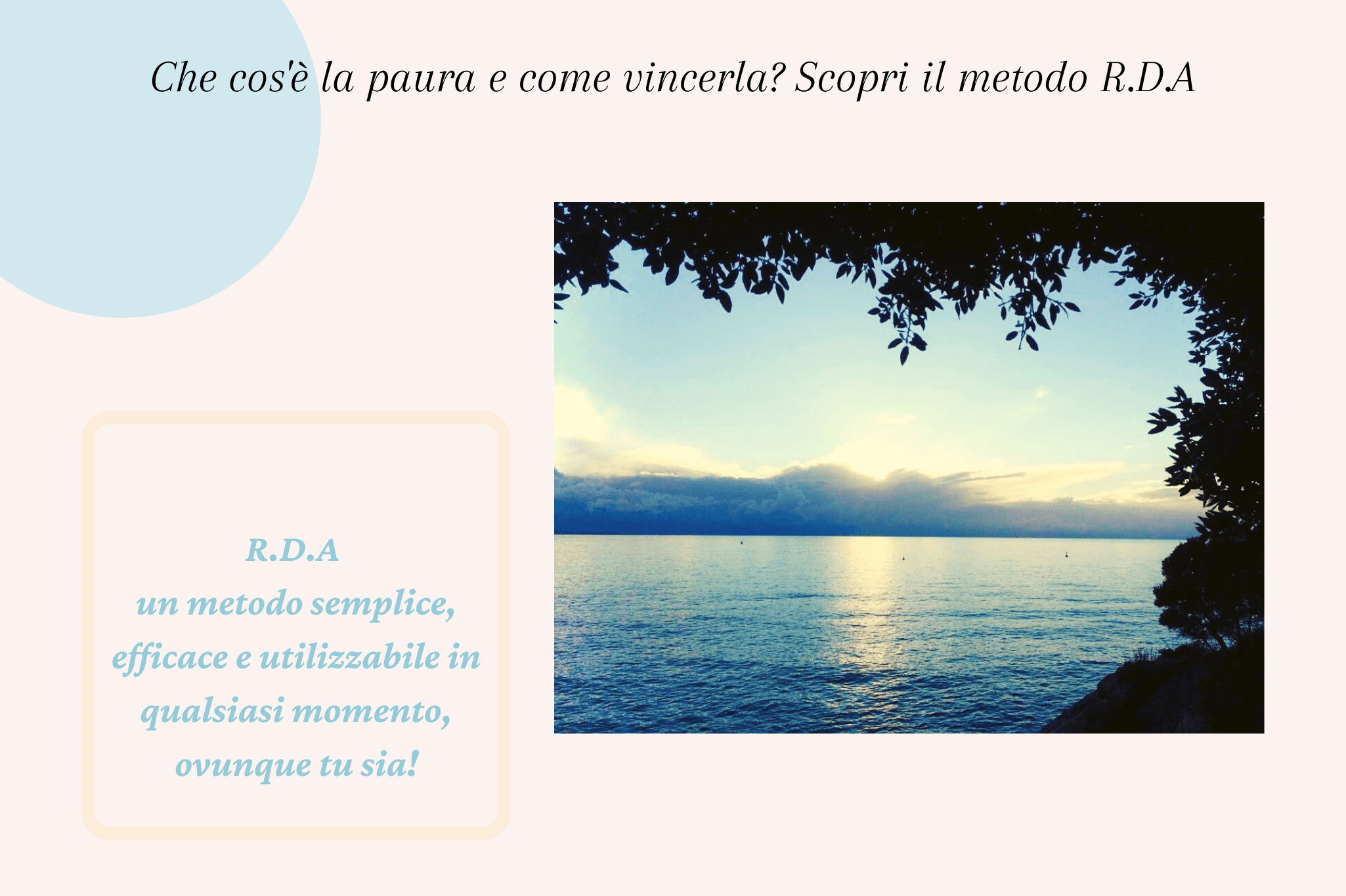 Che cos'è la paura e come vincerla con il metodo RDA